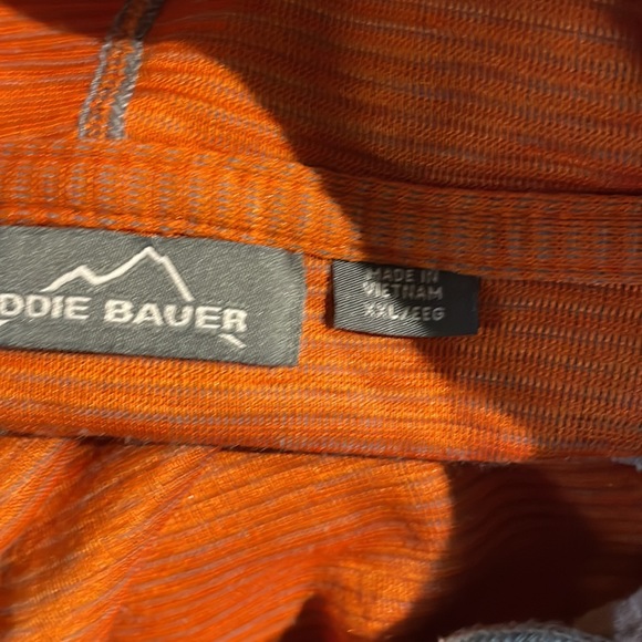XXL Eddie Bauer Light Gray Hoodie - Picture 3 of 8